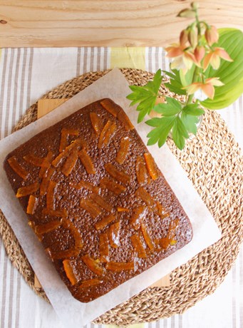 Sticky Ginger Marmalade Cake * ジンジャー＆マーマレードケーキ